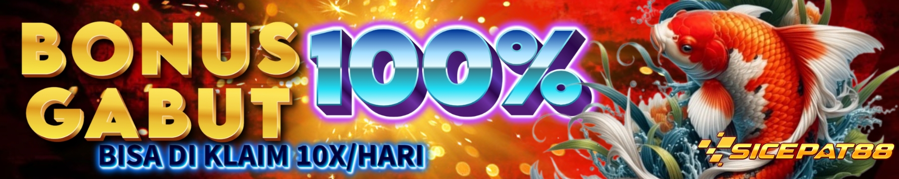 Bonus gabut 100%